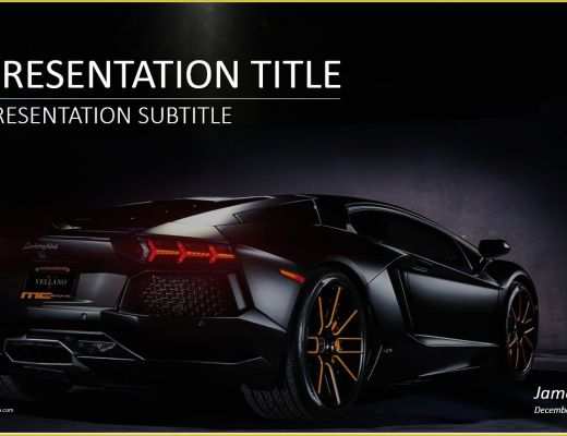 Automotive Powerpoint Templates Free Download Of Free Lamborghini Powerpoint