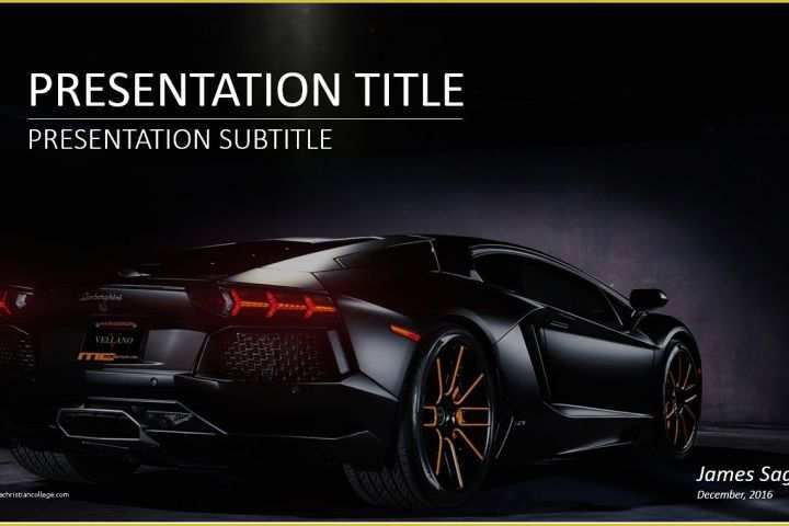 Automotive Powerpoint Templates Free Download Of Free Lamborghini Powerpoint