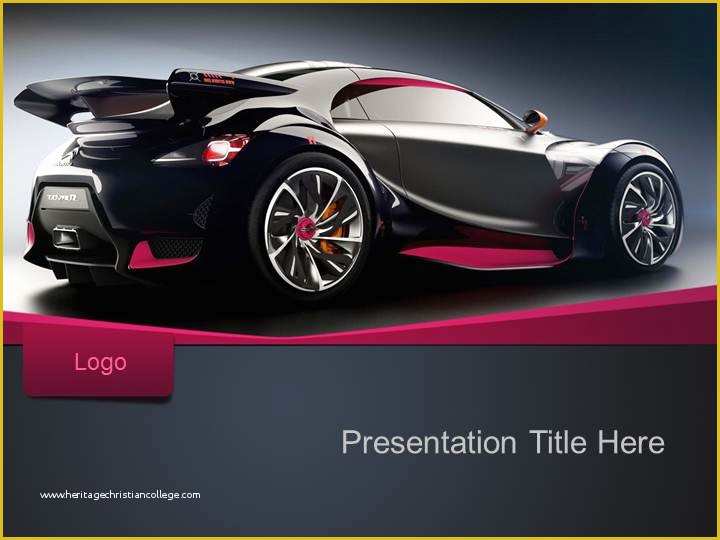 Automotive Powerpoint Templates Free Download Of Free Sport Car Ppt Template