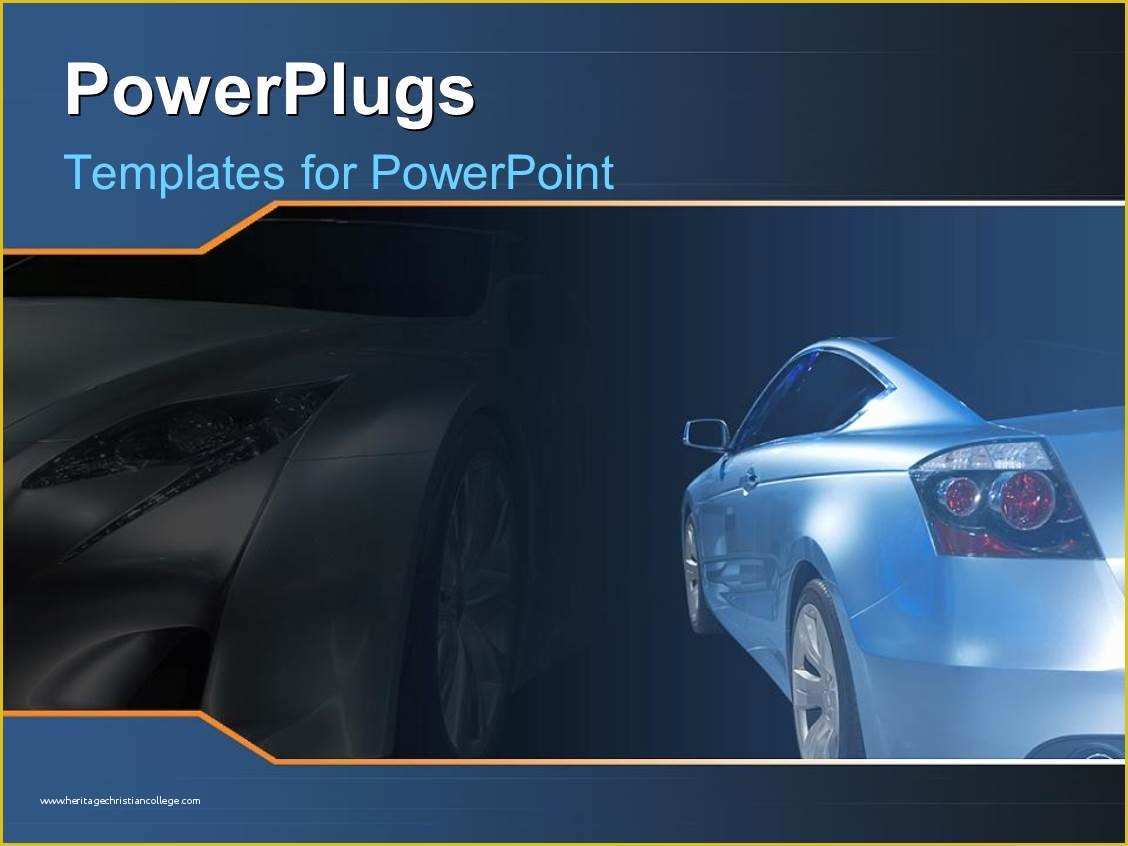 Automotive Powerpoint Templates Free Download Of Powerpoint Template A Luxurious Car with Its Shadow In