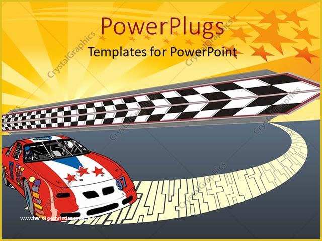 Automotive Powerpoint Templates Free Download Of Powerpoint Template Fast Racing Car Illustration with