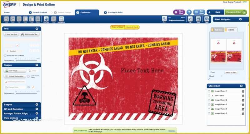 Avery Invitation Templates Free Of How to Make Zombie Party Invitations and Address Labels