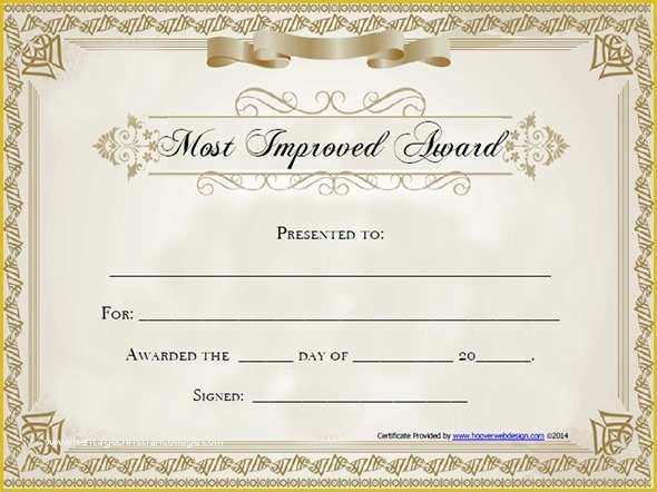 Award Certificate Template Free Of Award Certificate Templates Free Invitation Template