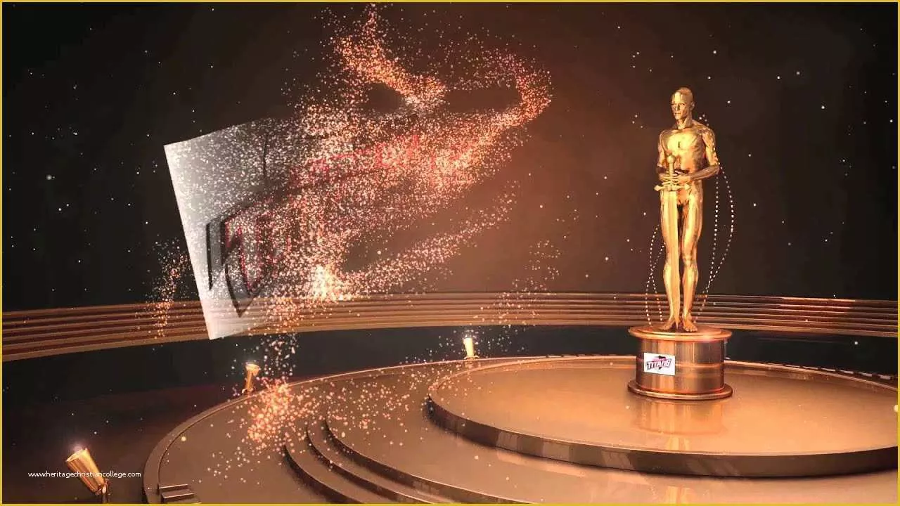 Awards Ceremony Powerpoint Template Free Of Award Winner Oscar Template