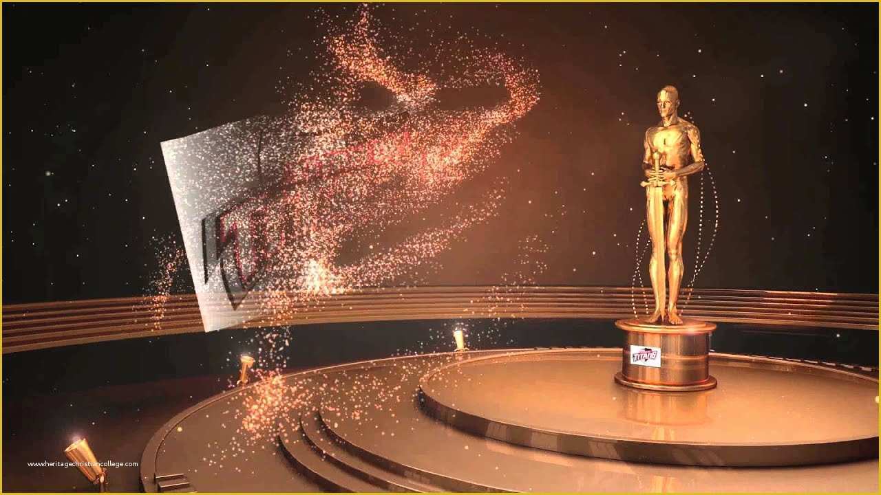 Awards Ceremony Powerpoint Template Free Of Award Winner Oscar Template 