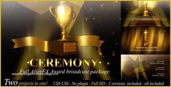Awards Ceremony Powerpoint Template Free Of Broadcast Template "award Ceremony" by Keybal