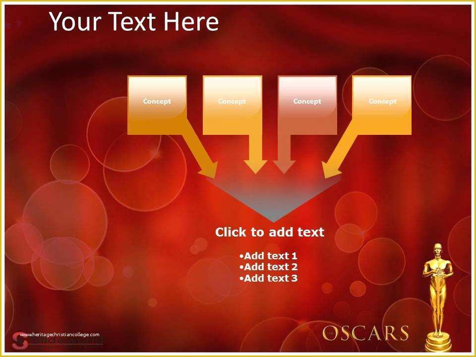 Awards Ceremony Powerpoint Template Free Of Oscar Awards Powerpoint Presentation Templates