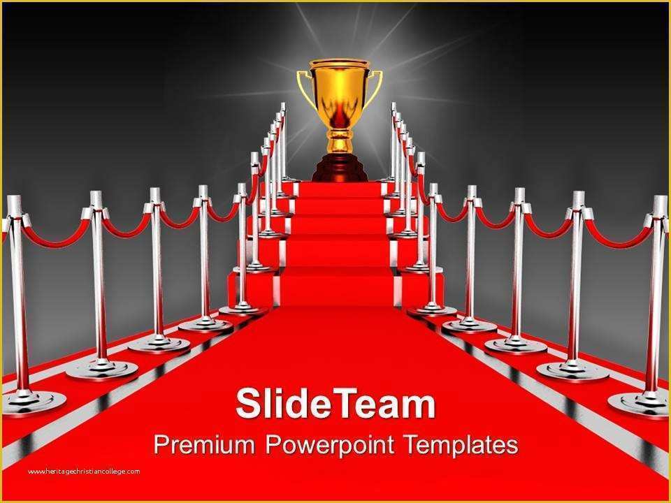 Awards Ceremony Powerpoint Template Free Of Red Carpet Award Ceremony 