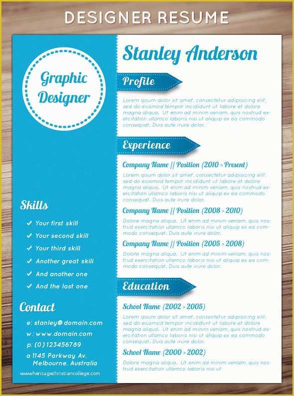 Awesome Resume Templates Free Of 21 Stunning Creative Resume Templates