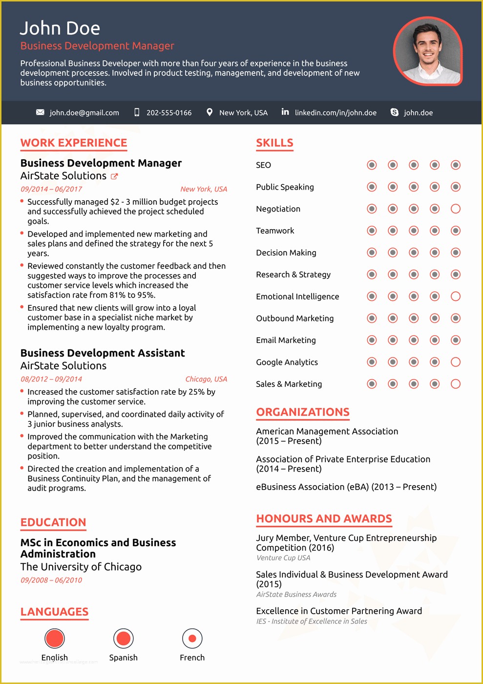 Awesome Resume Templates Free Of 8 Best Line Resume Templates Of 2018 [download &amp; Customize]