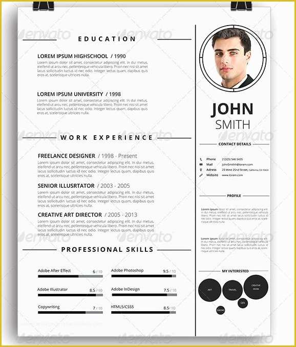 Awesome Resume Templates Free Of Awesome Free Resume Cv Templates 56pixels