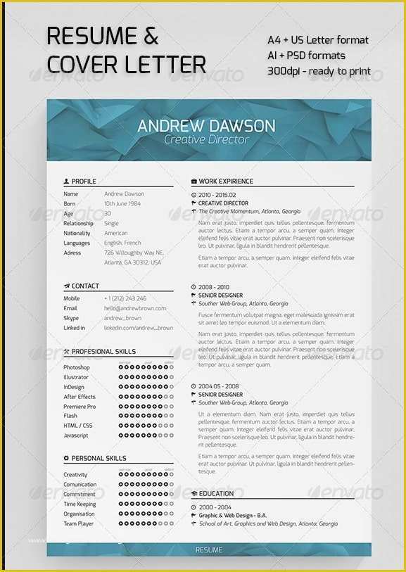 Awesome Resume Templates Free Of Awesome Free Resume Cv Templates 56pixels