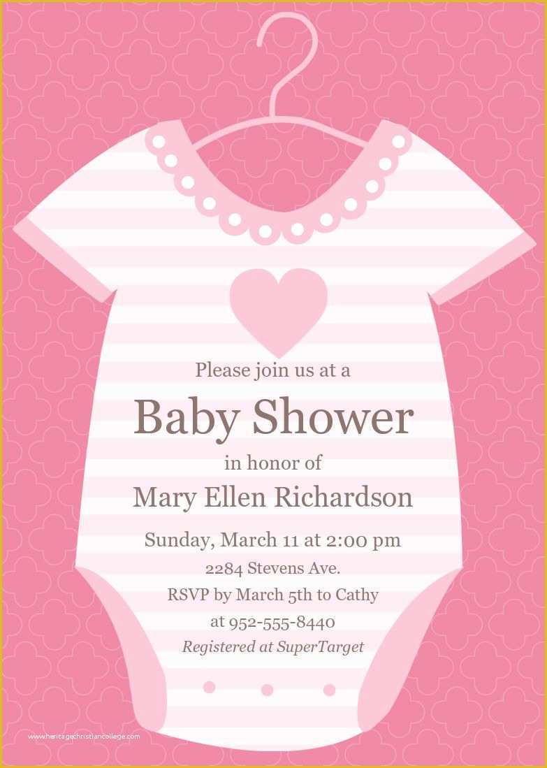 Baby Announcement Cards Free Template Of Baby Shower Invitations Baby