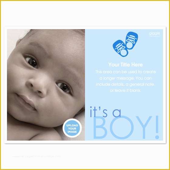 Baby Announcement Cards Free Template Of It S A Boy Baby Announcement Invitations & Cards On