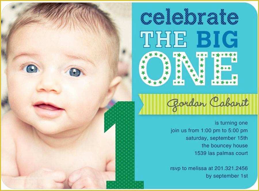 Baby Boy 1st Birthday Invitation Templates Free Of 11 Unique and Cheap Birthday Invitation that You Can Try