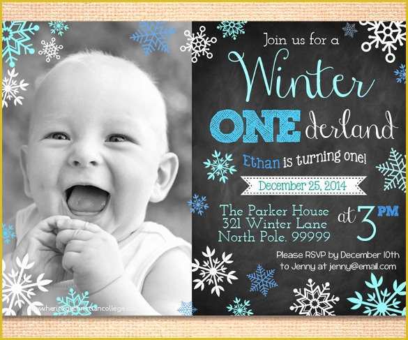 Baby Boy 1st Birthday Invitation Templates Free Of 36 First Birthday Invitations Psd Vector Eps Ai Word