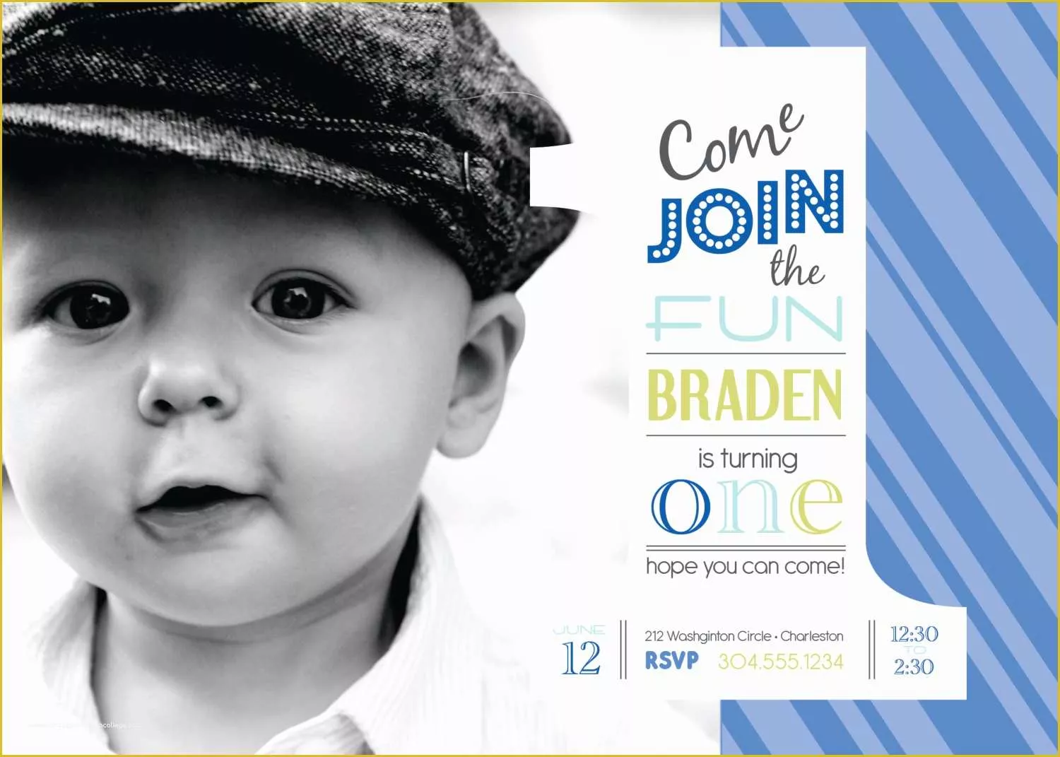 Baby Boy 1st Birthday Invitation Templates Free Of Baby Boy 1st Birthday Invitation Templates