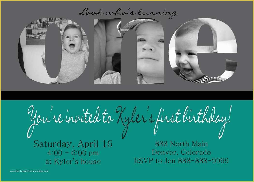 Baby Boy 1st Birthday Invitation Templates Free Of Baby Boy 1st Birthday Invitations