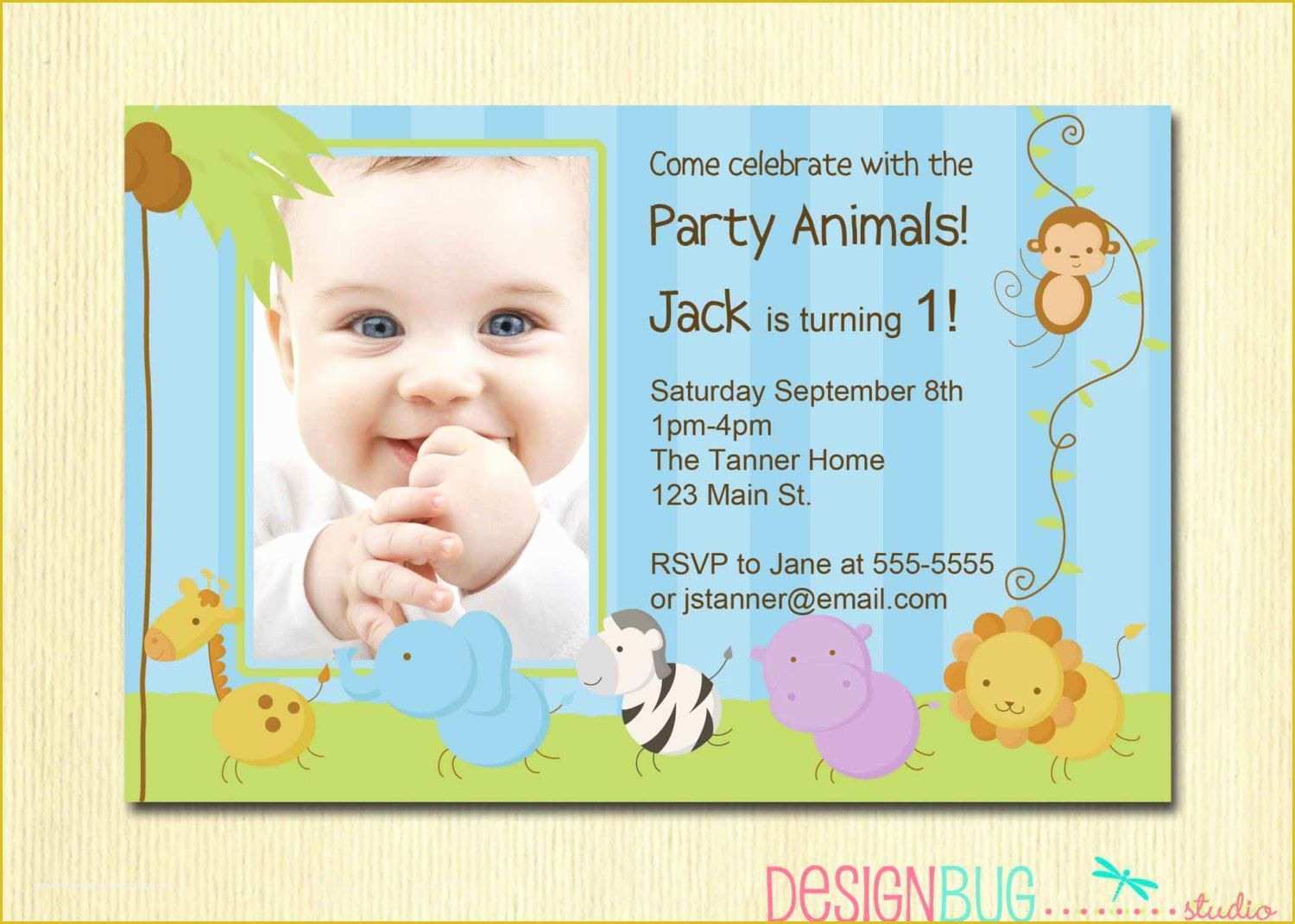 Baby Boy 1st Birthday Invitation Templates Free Of Baby Boy Baptism Invitation Wording