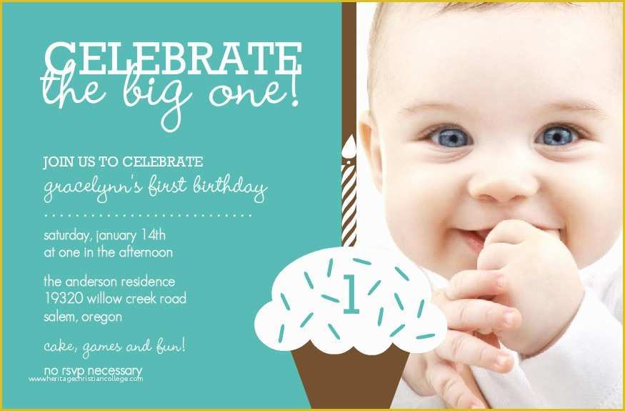 Baby Boy 1st Birthday Invitation Templates Free Of Baby Boy First Birthday Invitations