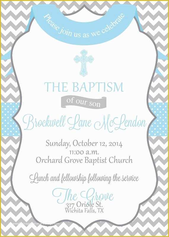 Baby Dedication Invitations Free Template Of Baby Boy Baptism Christening Dedication Invitation or