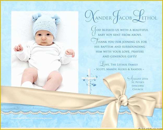 Baby Dedication Invitations Free Template Of Baby Christening Invitation Free Template