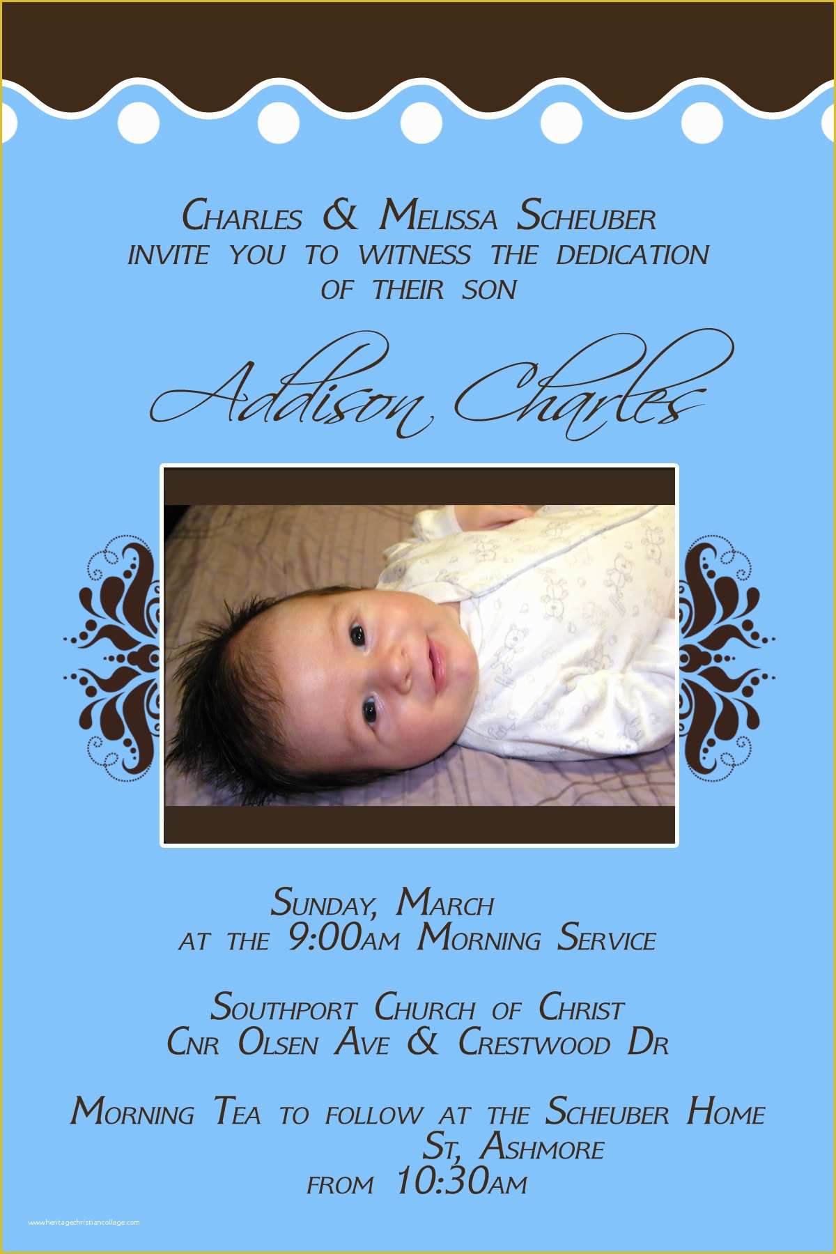 Baby Dedication Invitations Free Template Of Baby Dedication Invitation Card Yourweek C2f0fceca25e