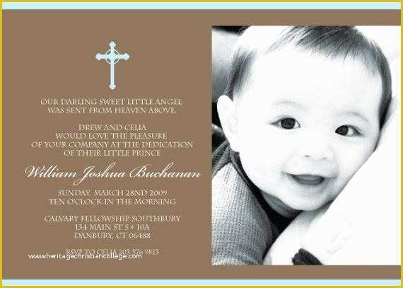 Baby Dedication Invitations Free Template Of Baby S Christening Dedication Printable Invitation