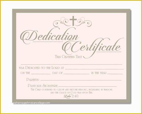 Baby Dedication Invitations Free Template Of Printable Baby Dedication Certificate Digital by