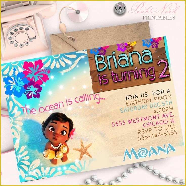 Baby Moana Invitation Template Free Of 297 Best Images About Moana Bebe Decoracion Fiestas On