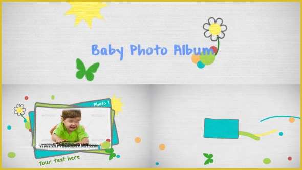 Baby Photo Album after Effects Project Template Free Of Baby by Rwhe