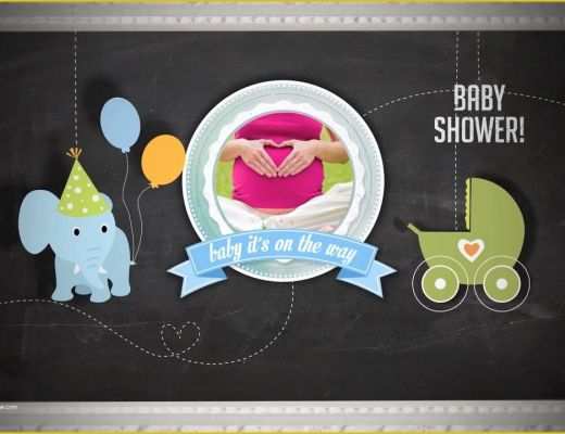 Baby Photo Album after Effects Project Template Free Of Baby Shower Invitation Boy Version after Effects
