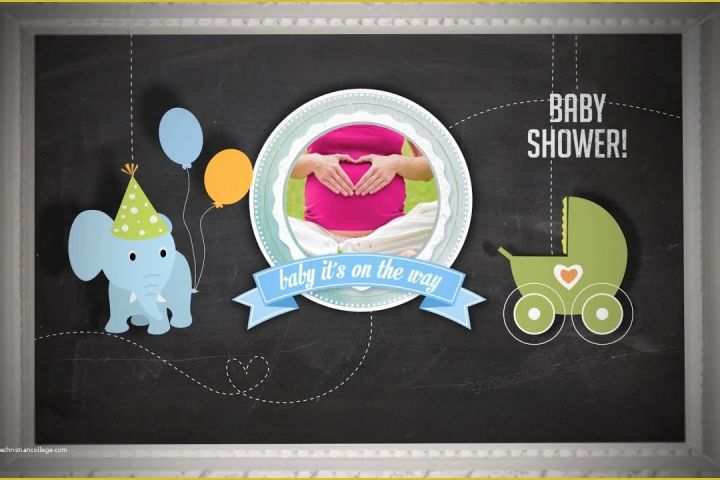 Baby Photo Album after Effects Project Template Free Of Baby Shower Invitation Boy Version after Effects