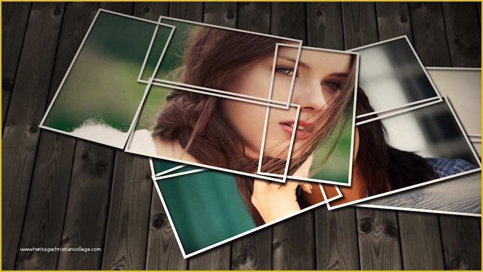 after effects templates photo collage gallery free download