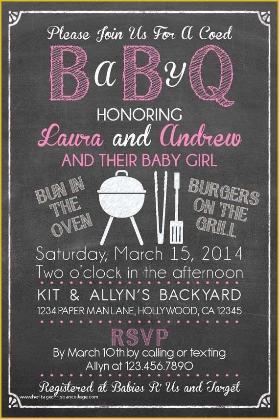 Baby Q Invitations Templates Free Of Baby Q Invitations Templates Free Cobypic