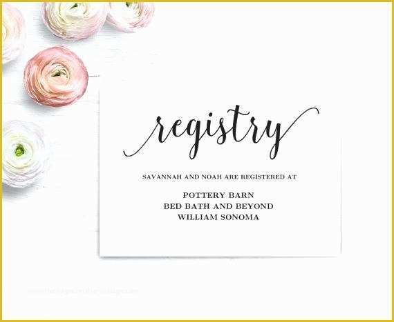 Baby Registry Card Template Free Of Baby Registry Cards Editable Free Printable to Plement