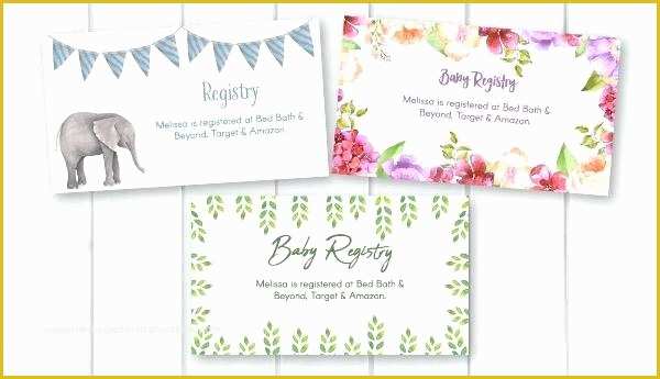 Baby Registry Card Template Free Of Baby Shower Invitations Templates Editable Love Invitation