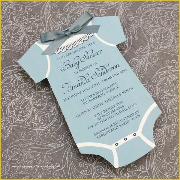 Baby Shower Boy Invitation Templates Free Of Baby Shower Invitation Template Boys Sie – Download & Print