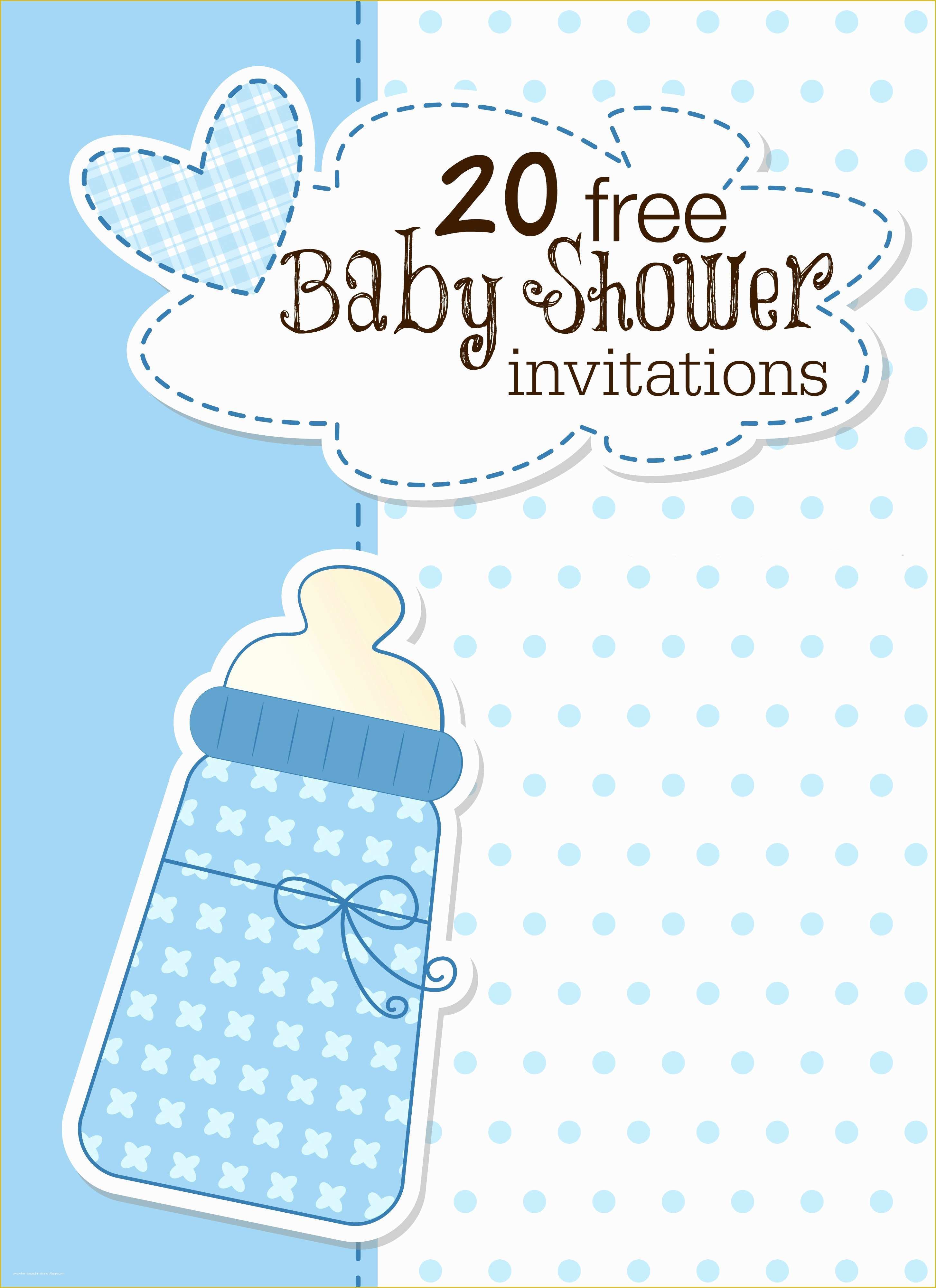 Baby Shower Boy Invitation Templates Free Of Printable Baby Shower Invitations