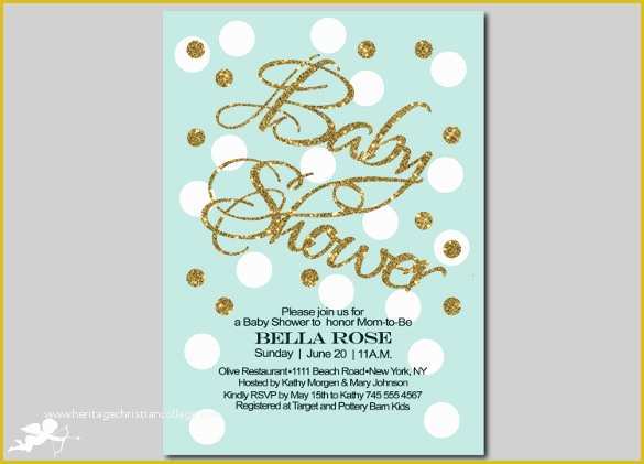 Baby Shower Invitations Templates Free Download Of Baby Shower Invitation Template 29 Free Psd Vector Eps