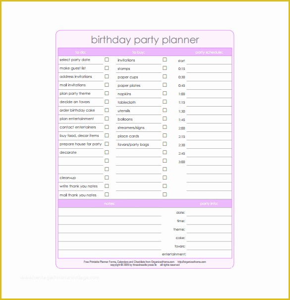 Bachelorette Party Agenda Template Free Of Party Planning Templates 16 Free Word Pdf Documents