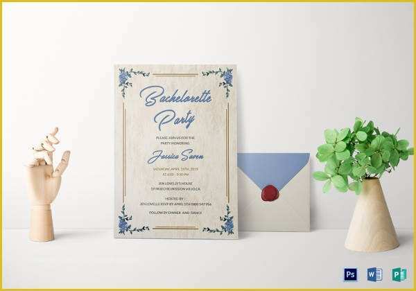 Bachelorette Party Invitation Templates Free Download Of 32 Bachelorette Invitation Templates Psd Ai Word