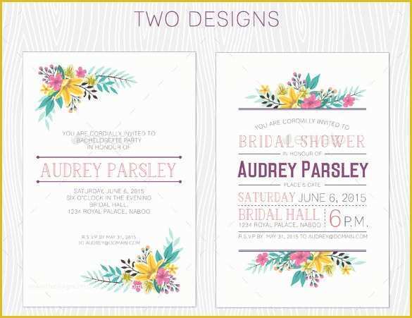 Bachelorette Party Invitation Templates Free Download Of 41 Bachelorette Invitation Templates Psd Ai