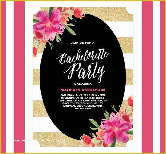 Bachelorette Party Invitation Templates Free Download Of 41 Bachelorette Invitation Templates Psd Ai