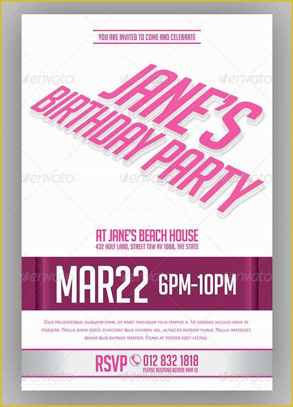 Bachelorette Party Invitation Templates Free Download Of 41 Bachelorette Invitation Templates Psd Ai