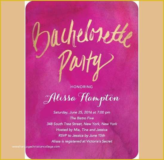 Bachelorette Party Invitation Templates Free Download Of Bachelorette Invitation Template – 35 Free Psd Vector