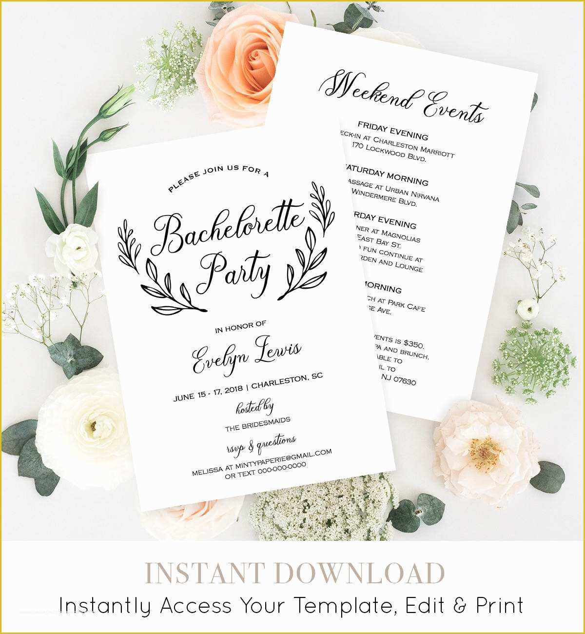 Bachelorette Party Invitation Templates Free Download Of Bachelorette Party Invitation Template Printable