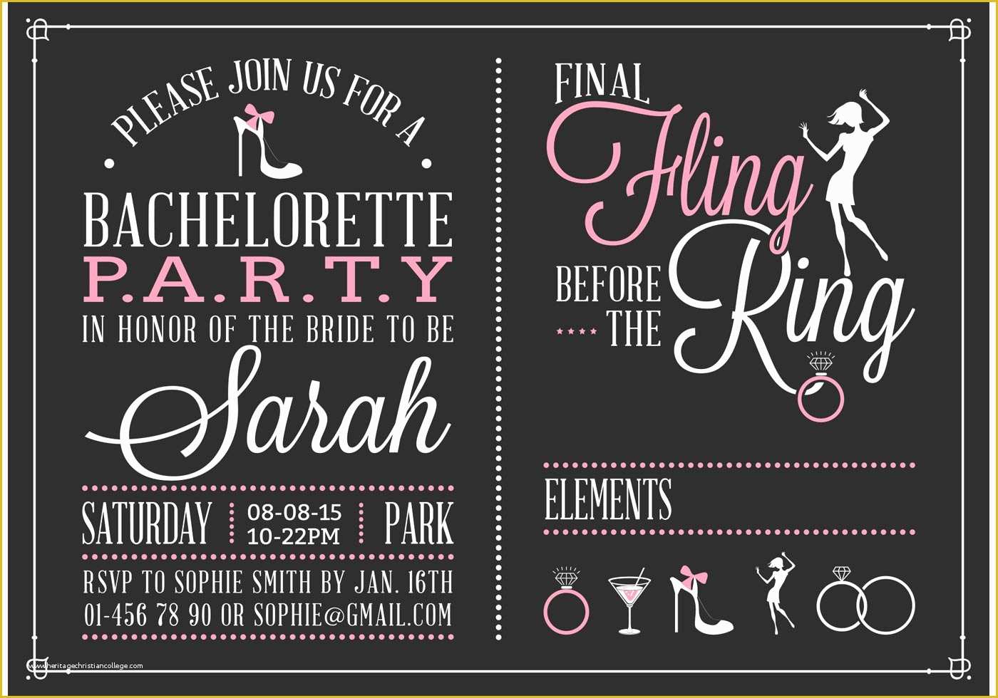 Bachelorette Party Invitation Templates Free Download Of Bachelorette Party Invitation Vector Download Free