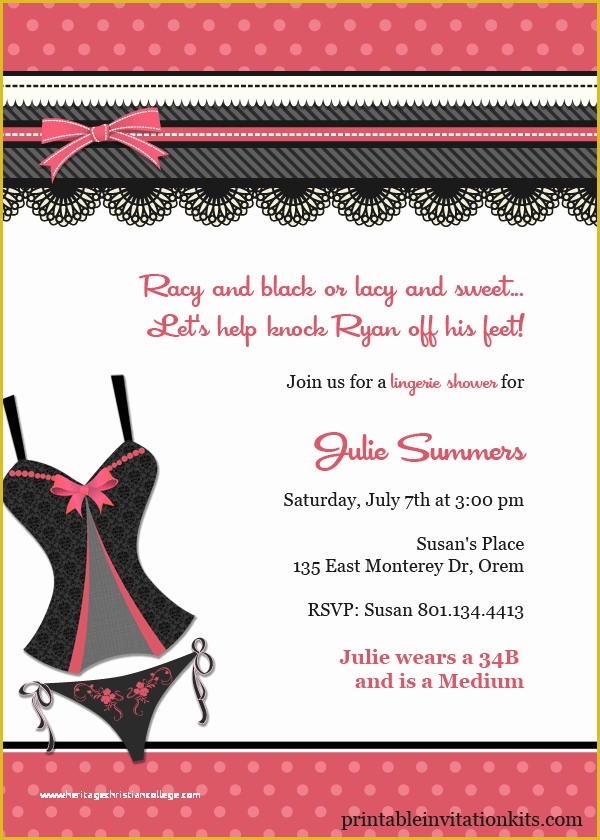 Bachelorette Party Invitation Templates Free Download Of Bachelorette Party Invitations Printable