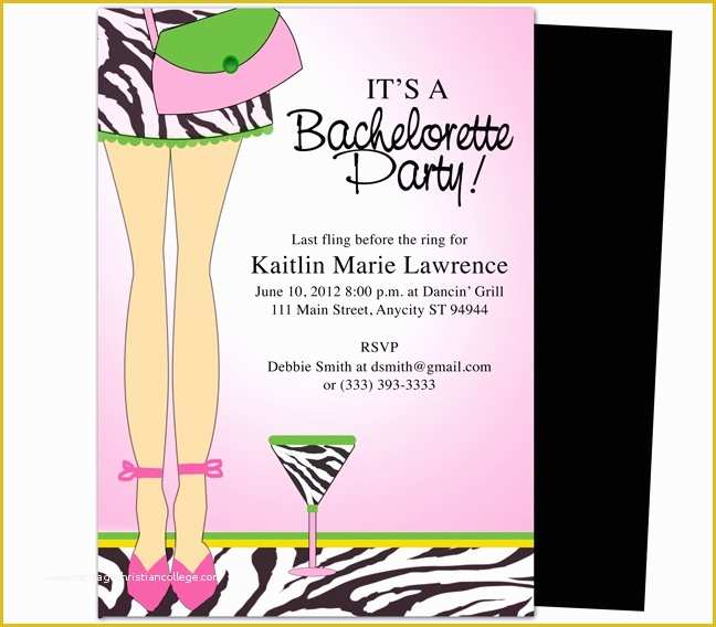 Bachelorette Party Invitation Templates Free Download Of Bachelorette Party Invitations Templates Legs